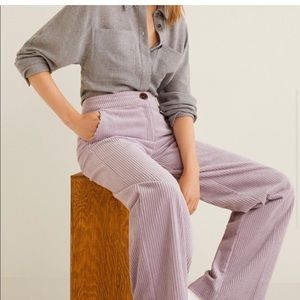 Hi waisted lavender cords